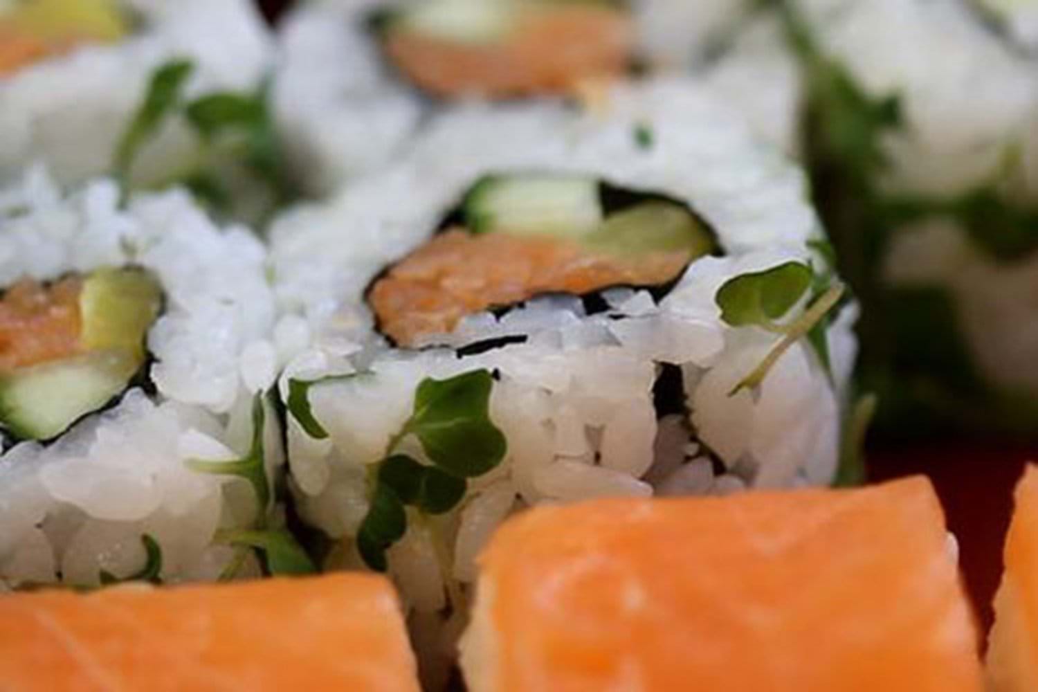 Snow and sushi - what a combination!