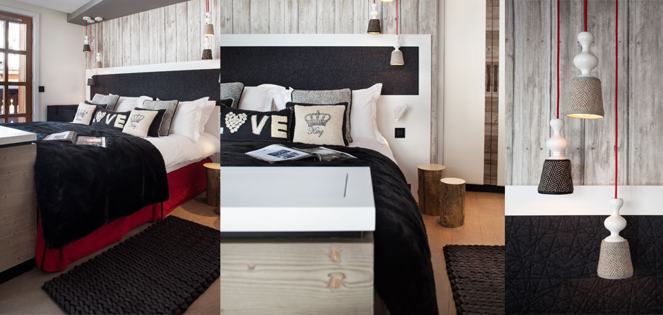 Chalet La Colombe Luxury Ski Double Bedroom 3 img