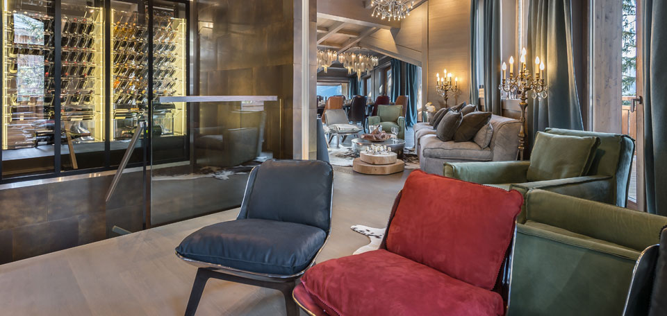La Datcha Courchevel 1850 Luxury Ski Wine and Seating img