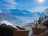 Best luxury chalet hot tub views