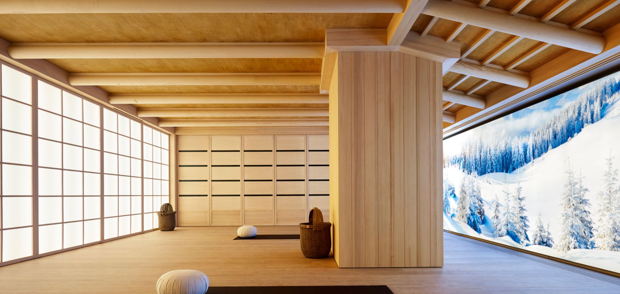 luxury-ski-hotel-1850-Aman Le Melezin-Yoga studio.jpg