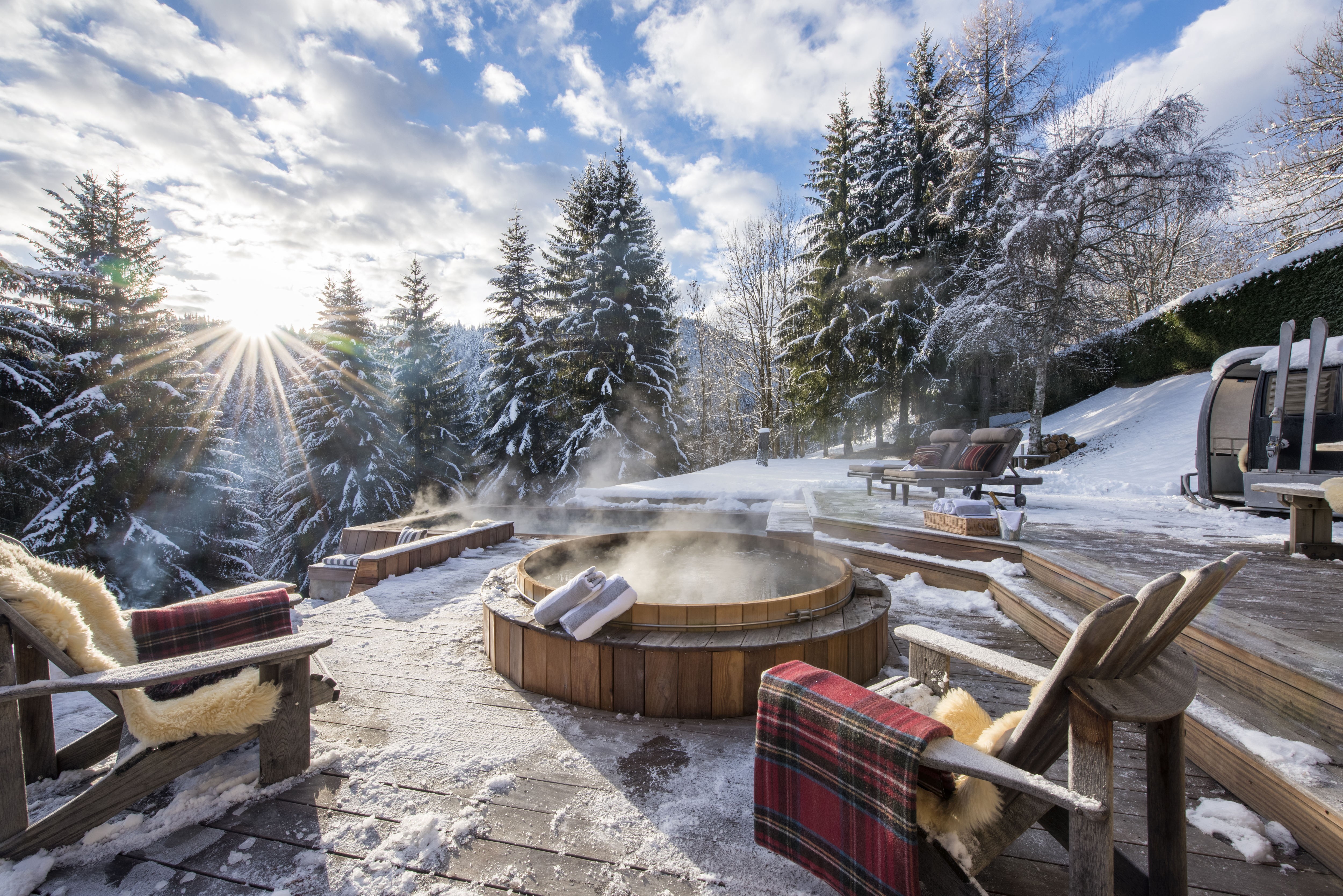 Chalets with Hot Tubs