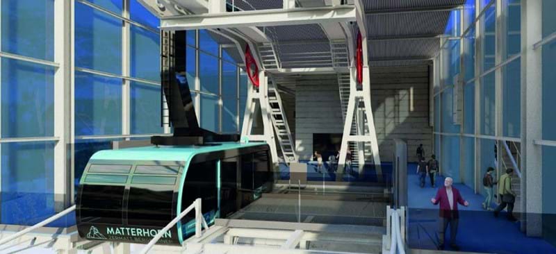 Ski Cable Car Station