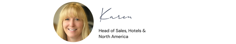Karen Cabena, Head of Sales, Hotels & North America bio