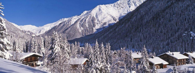 Chamonix, France Valley view