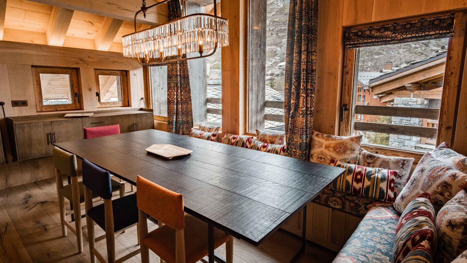 Luxury-Ski-chalet-Val d'Isere- Chalet La Grange-Oxford-Ski-Dinning table.jpg