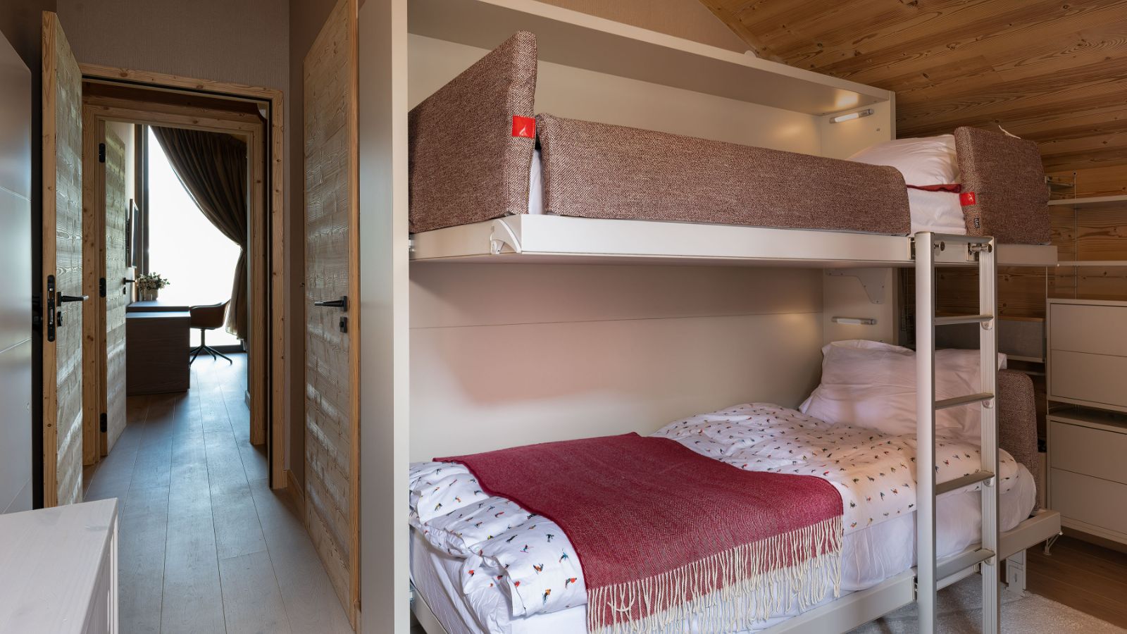 Luxury-ski-chalet-Courchevel 1550- Chalet Sira-oxford-ski-Bunk beds.jpg