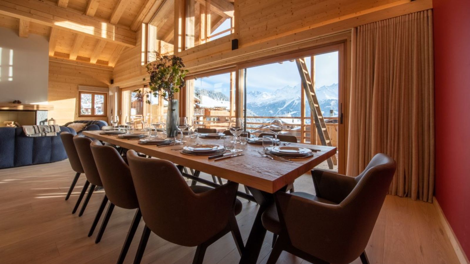 Luxury Ski Chalet - Verbier - Grand Paradiso - Oxford Ski - Dining table.jpg