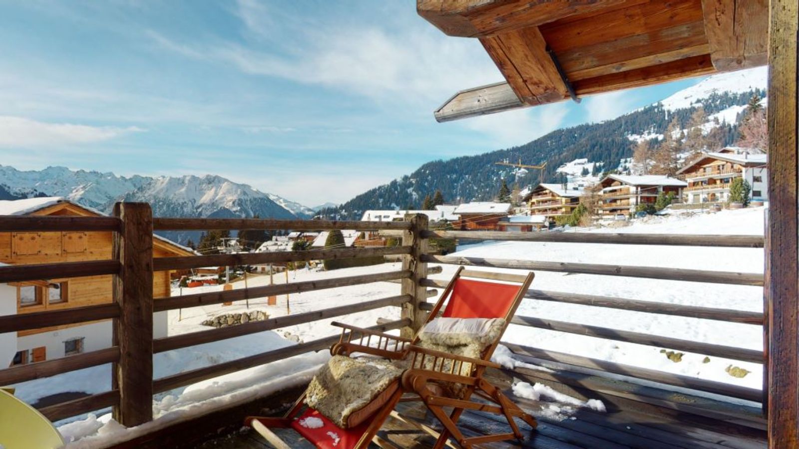 Luxury ski chalet  - Verbier - Les Moulins - Oxford Ski - Balcony 1.jpg