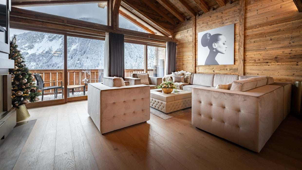 Alpine Chic Living Room on Top Floor, Prestige Residence, Sud Resort, Ultima Courchevel Belvédère (1).jpg