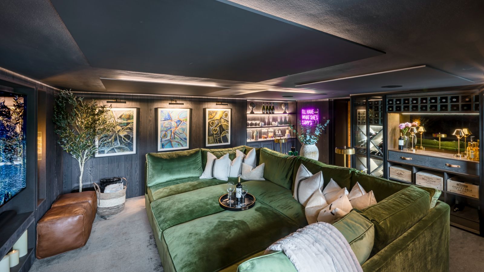 Chalet Mont Des Anges Cinema room 2.jpg