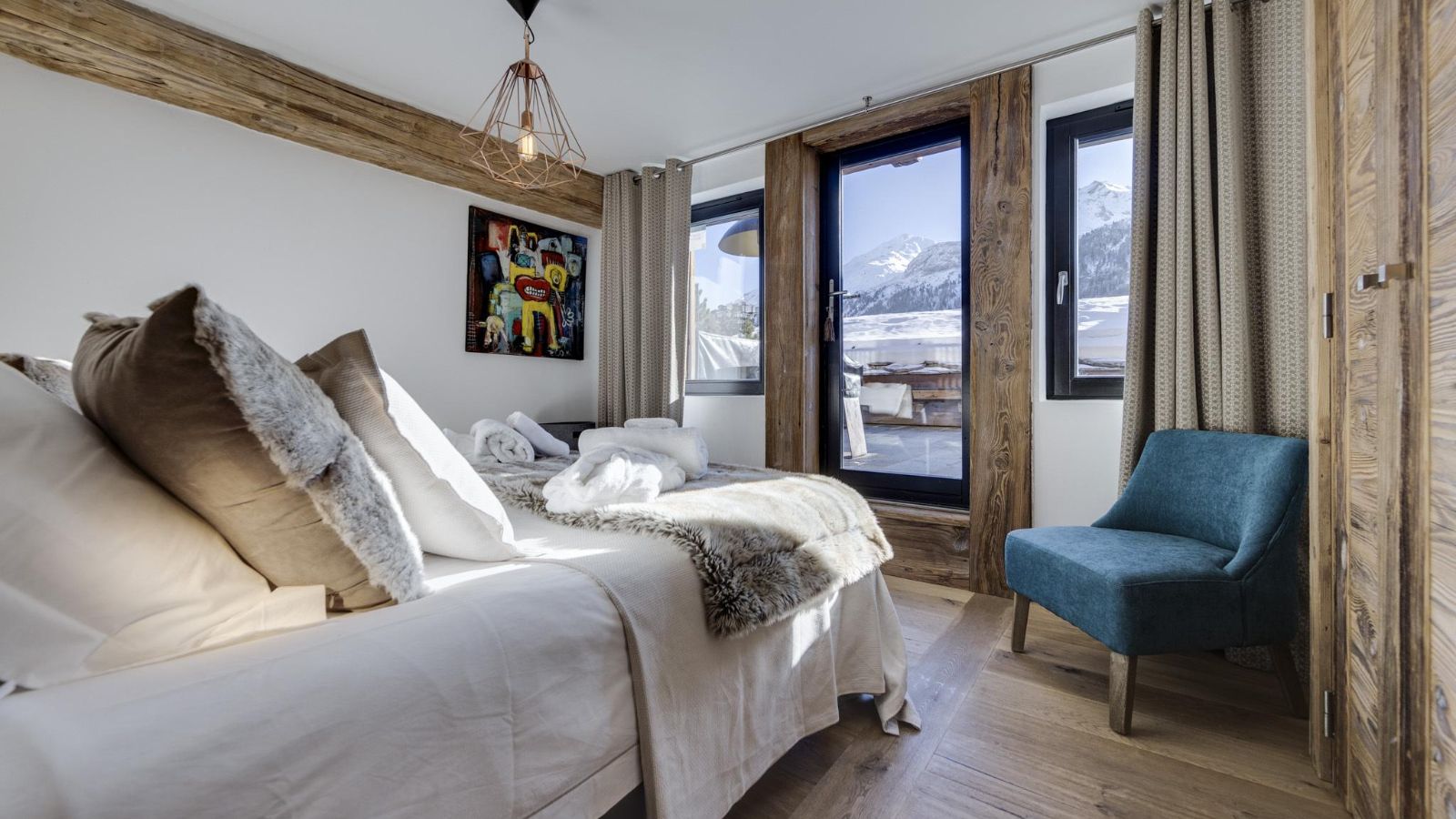 Luxury Ski Apartment- Penthouse Artemis Bedroom 1a- Oxford Ski.jpg