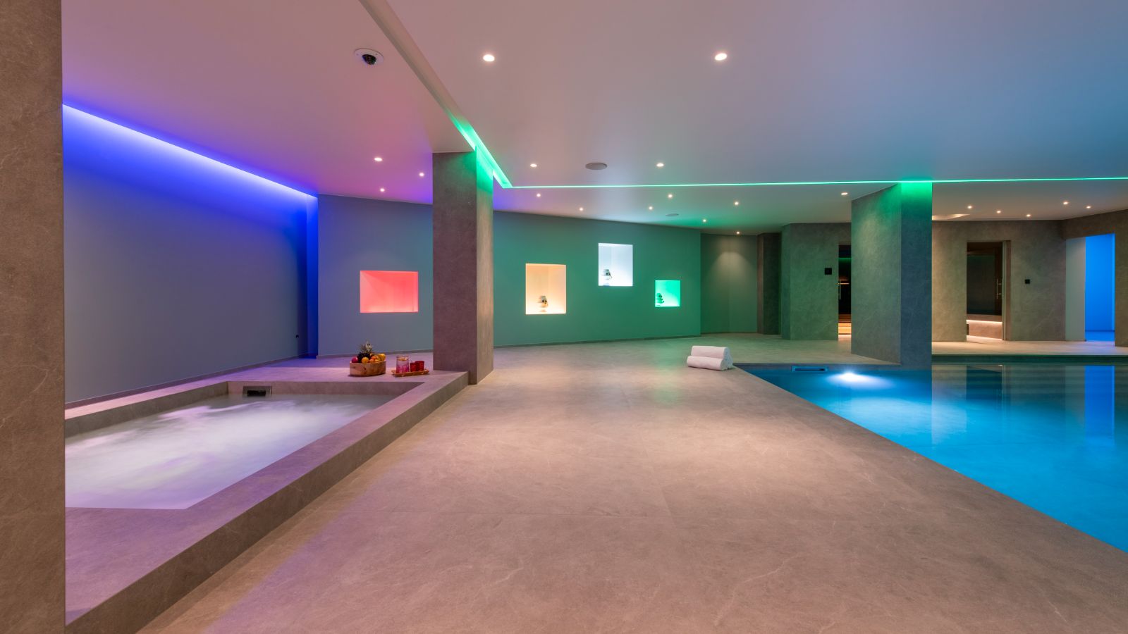 Luxury-ski-chalet-Courchevel 1850- Lord of Snow- Pool area- Oxford-Ski.jpg