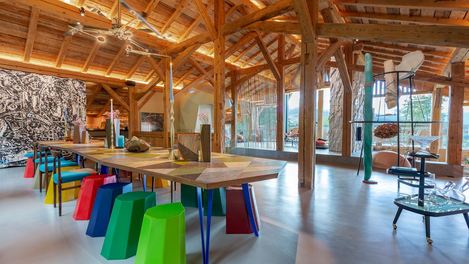 Luxury-ski-chalet-Megeve-Chalet Magic-Dining table-Oxford-Ski.jpg