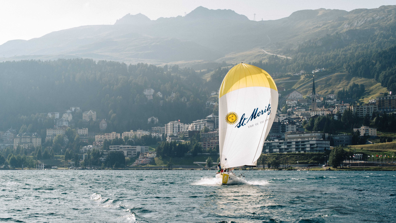 Sailing in St Moritz