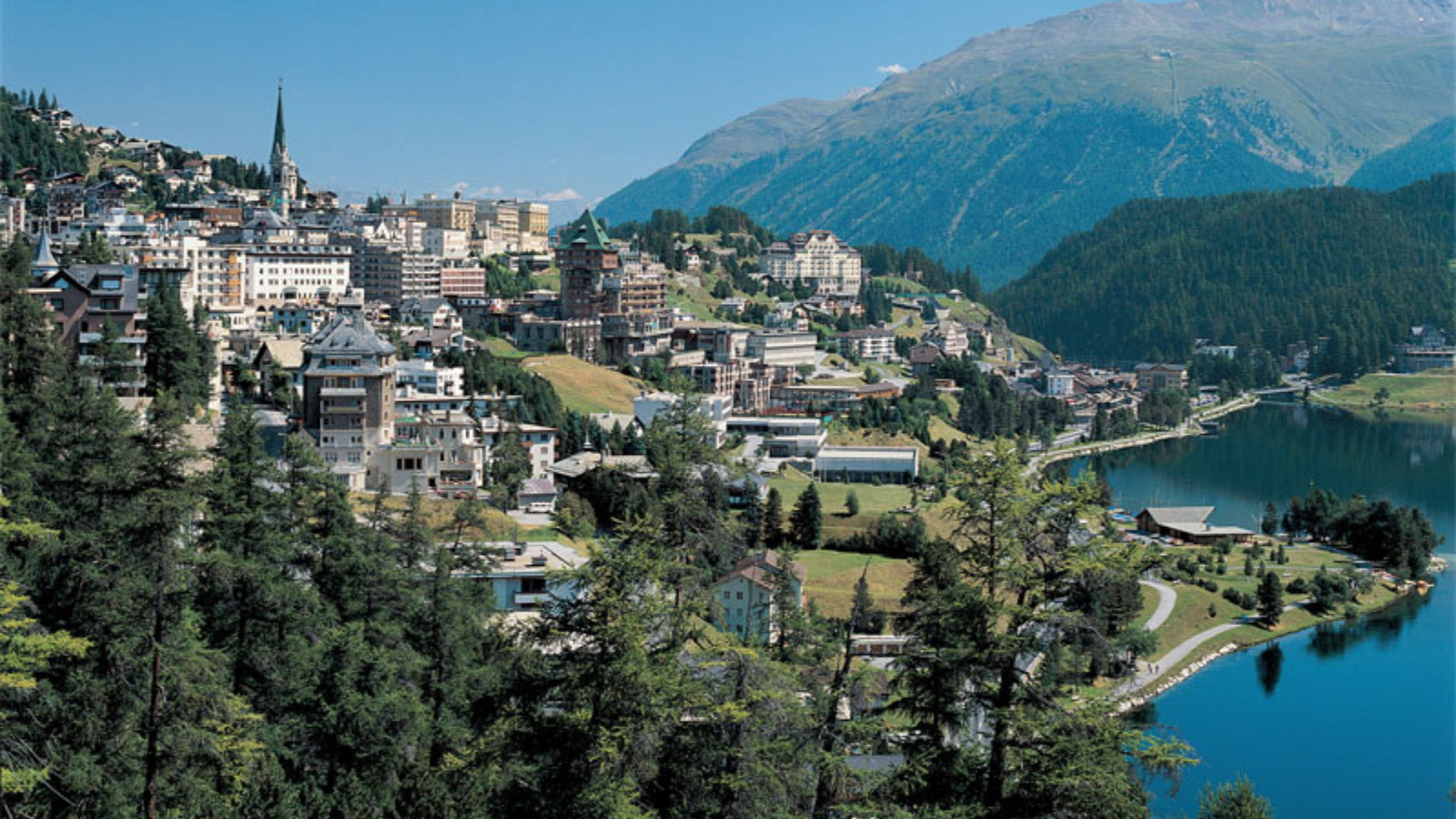 St Moritz town