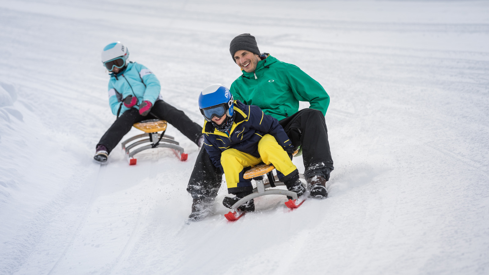 Family Sledging