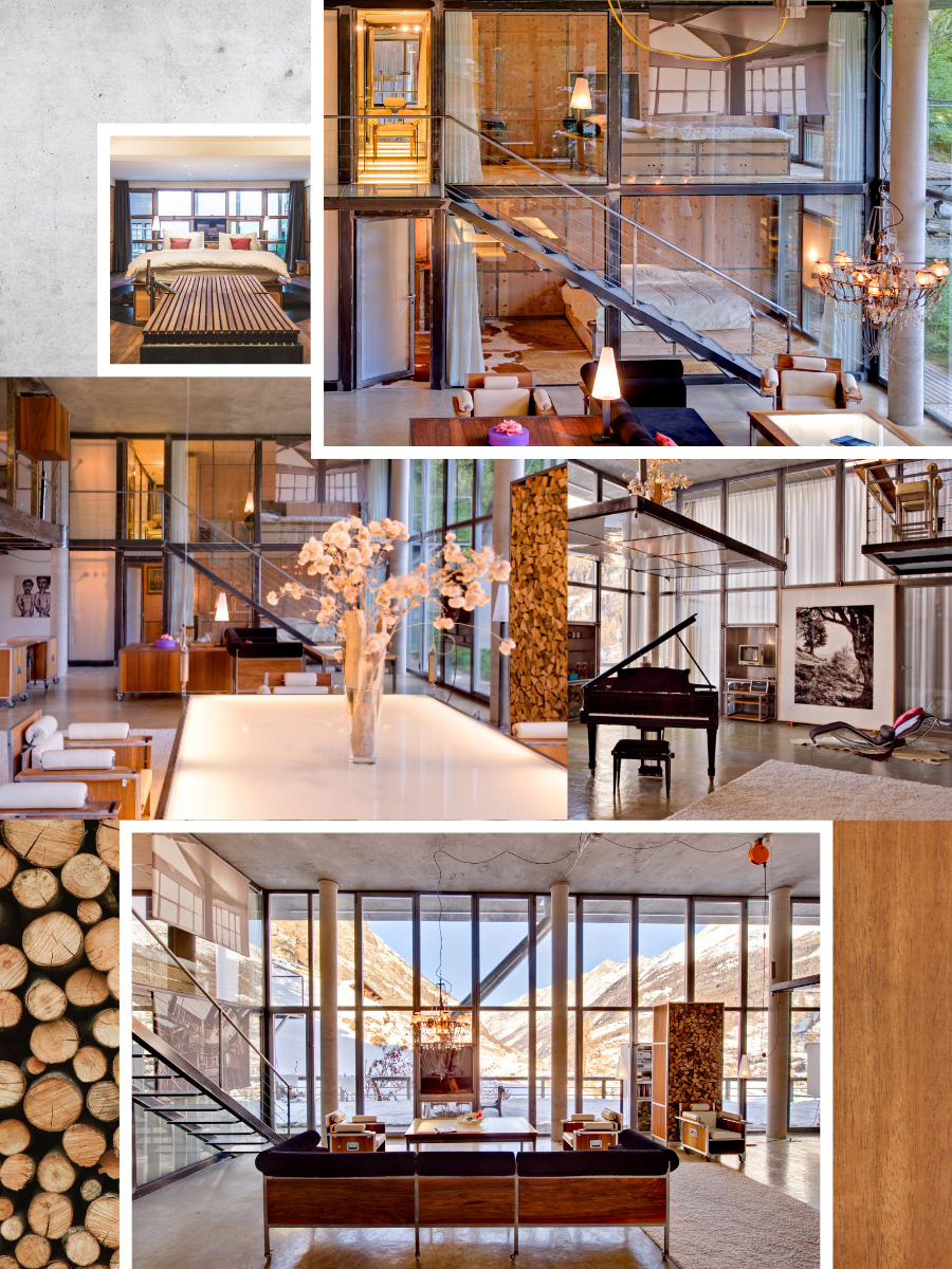 Heinz Julen Residence Collage