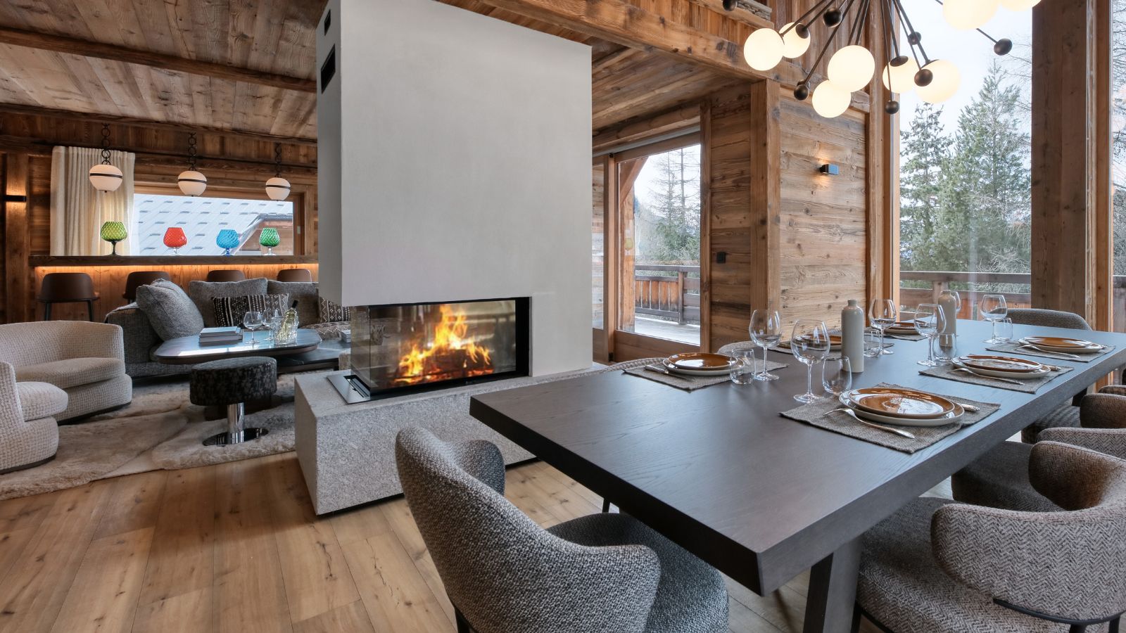 Luxury- ski- chalet- Meribel-Chalet Pistes d'Arbois-Dining room- Oxford Ski.jpg
