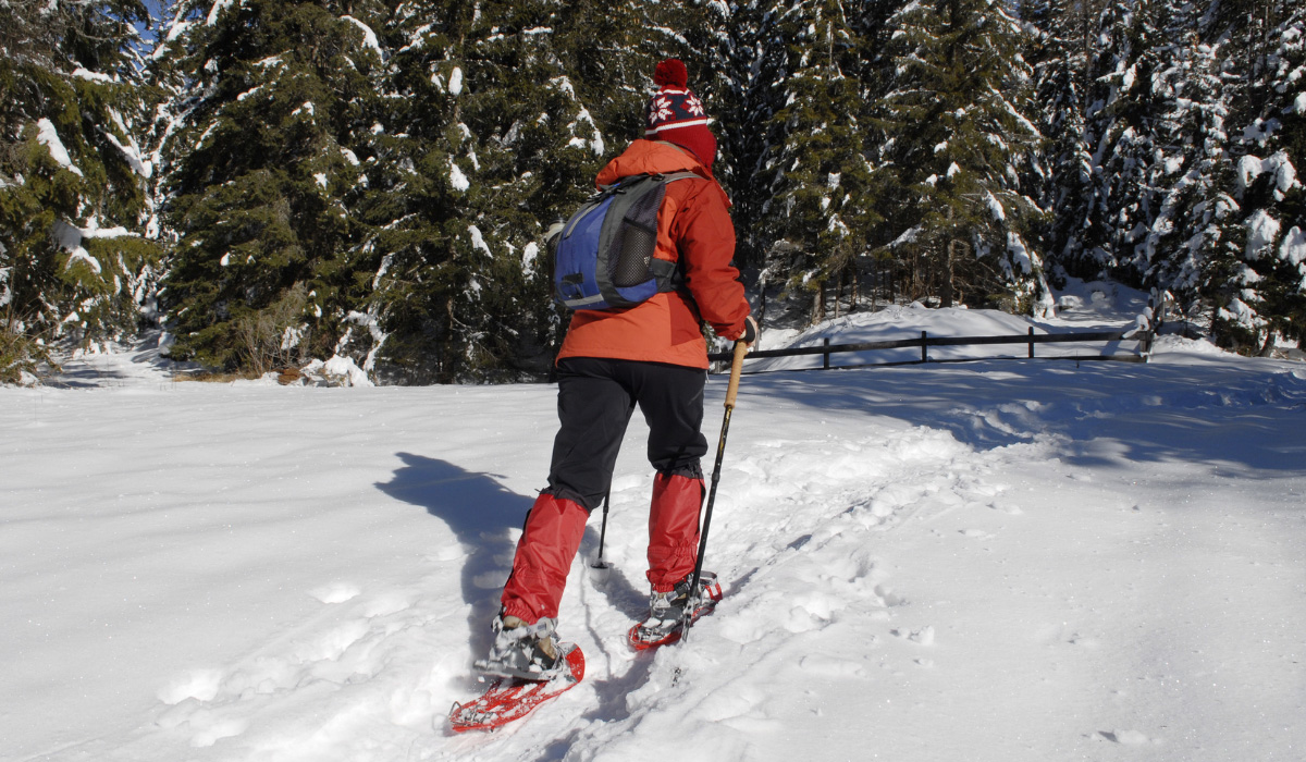 snowshoeing