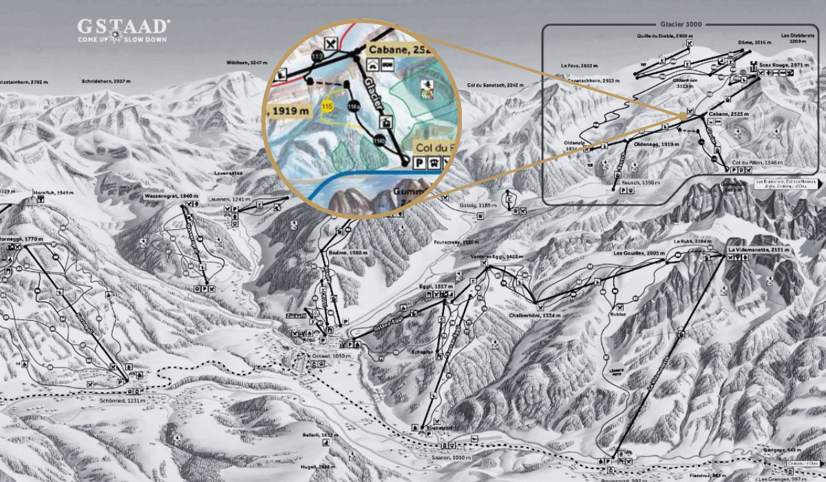 Gstaad Black Wall
