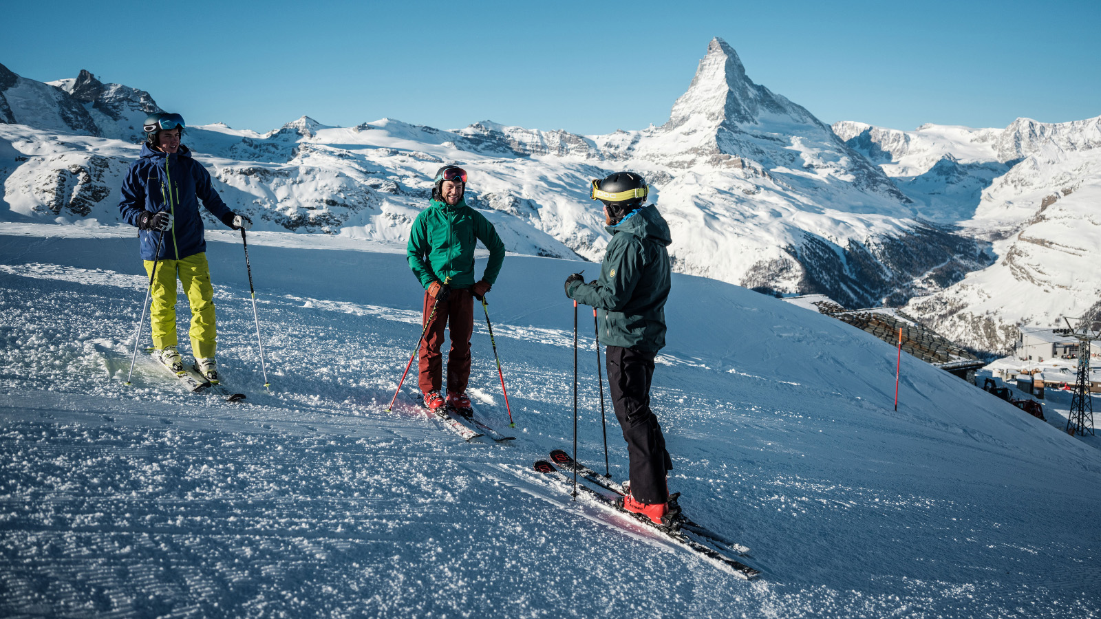 Skiing Zermatt Matterhorn