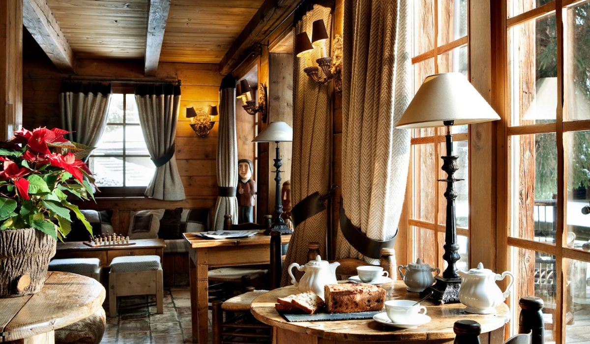 Luxury Restaurant At A Ski Resort