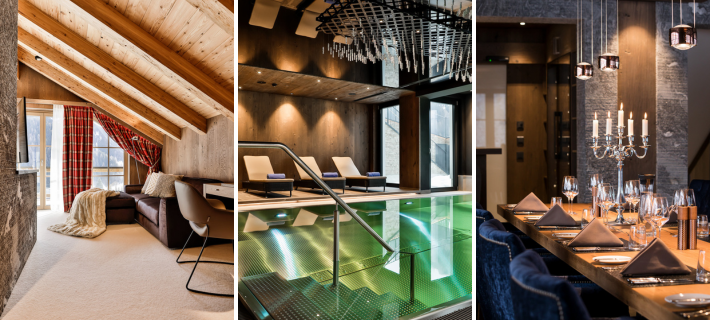 Chalet Lena - Triple Image of Interiors