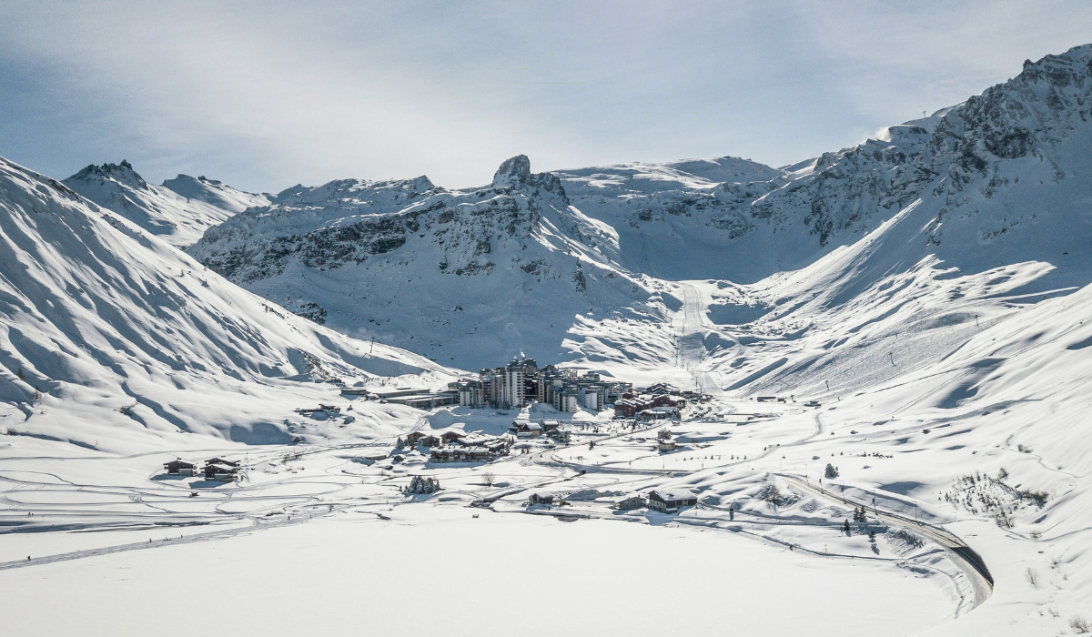 Tignes high altitude resort