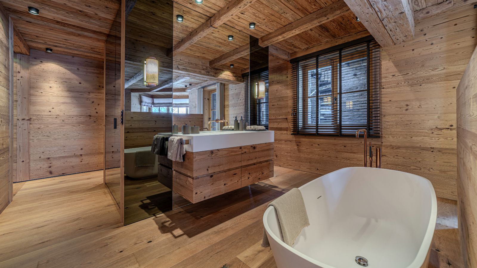 Montana Estate-Lower Chalet- Bedroom 3 bathroom -Luxury Ski Chalet- Oxford Ski.jpg