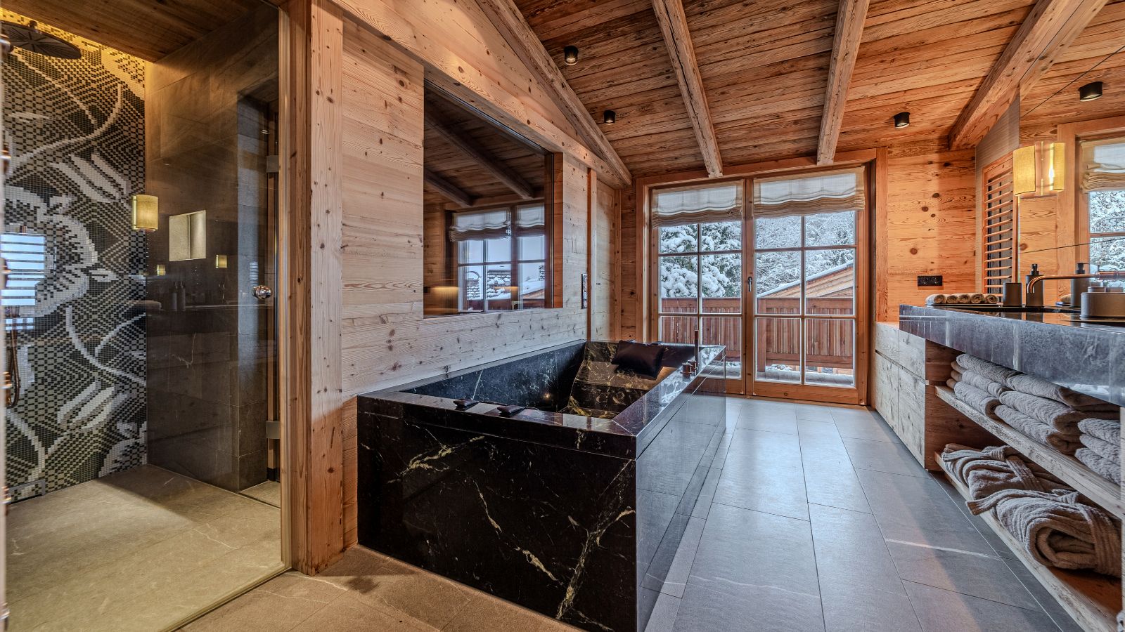 Montana Estate-Lower Chalet- Master Bedroom bathroom -Luxury Ski Chalet- Oxford Ski.jpg