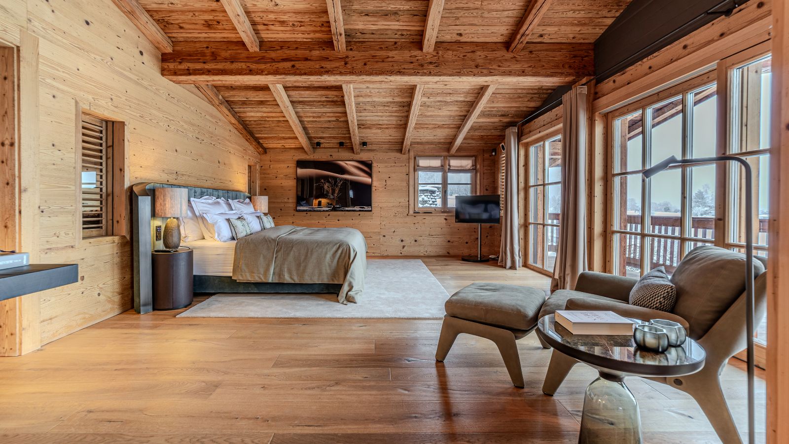 Montana Estate-Lower Chalet- Master Bedroom -Luxury Ski Chalet- Oxford Ski.jpg