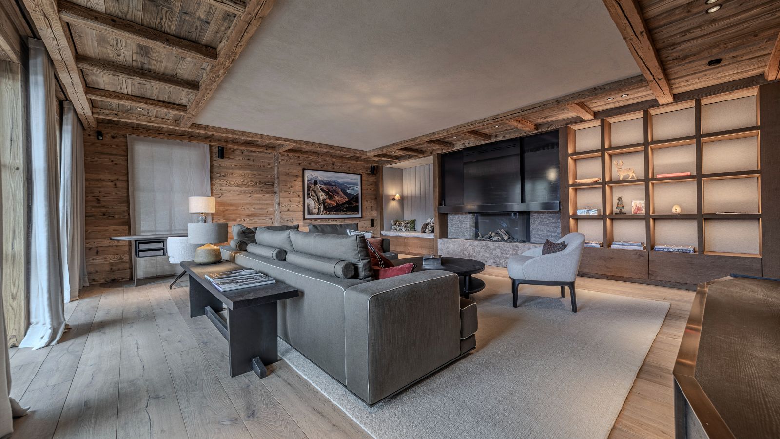 Montana Estate- Upper Chalet- Master Bedroom Lounge-Luxury Ski Chalet- Oxford Ski.jpg