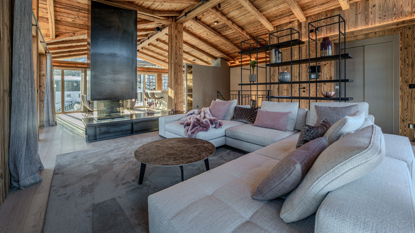 Chalet Hahnenkamm-Living room 4- Luxury Ski Chalets- Oxford Ski.jpg