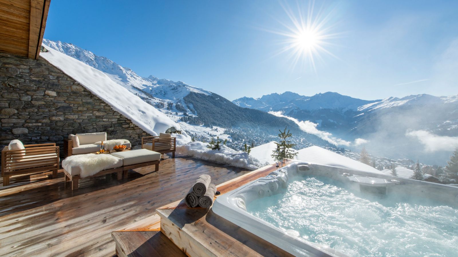 The Calima Estate- Exterior hot tub - Luxury Ski Chalet- Oxford Ski Company.jpg