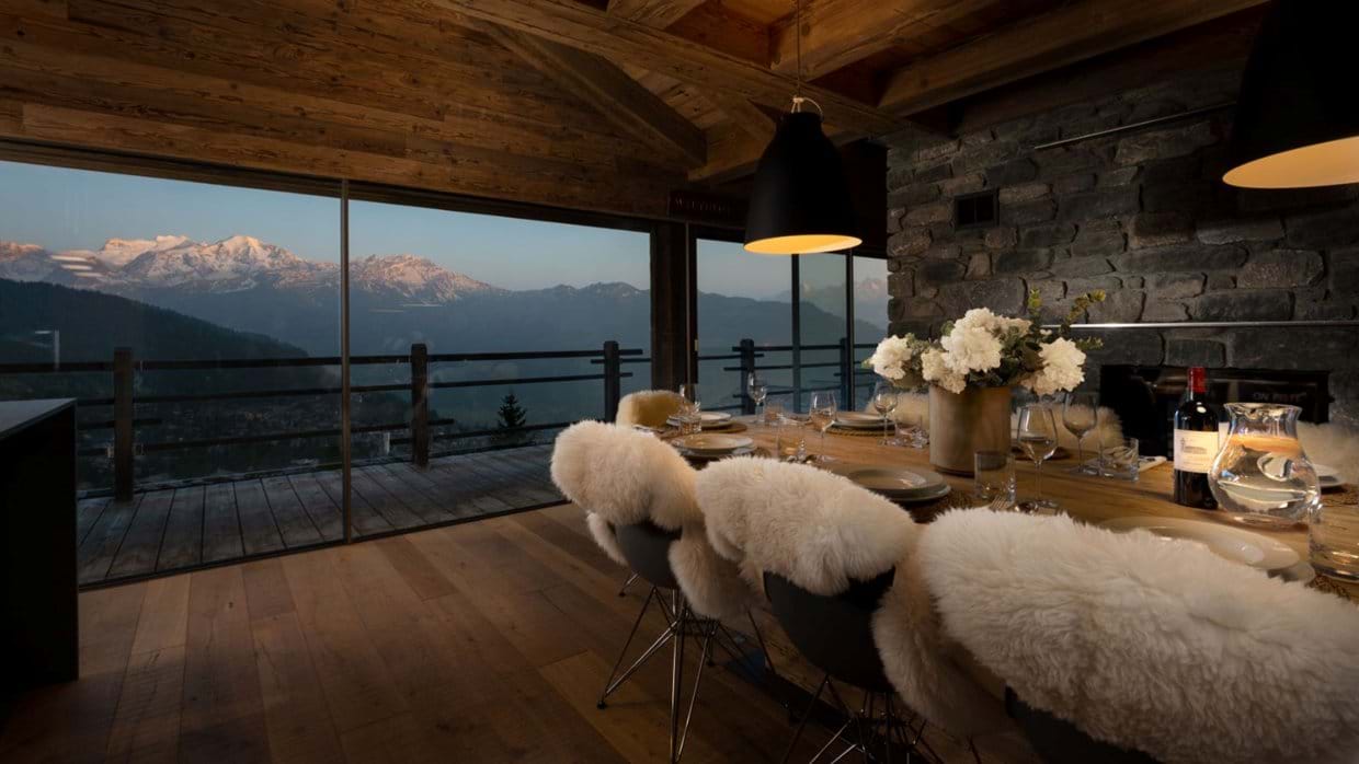 Luxury-Ski-Chalet-Verbier-Chalet-Petheo-Oxford-Ski-Dining-at-night.jpg