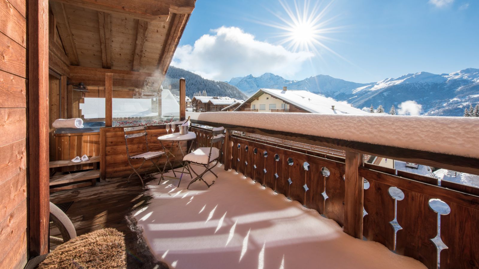 Hot tub and view from the balcony at Treize Etoiles.jpg