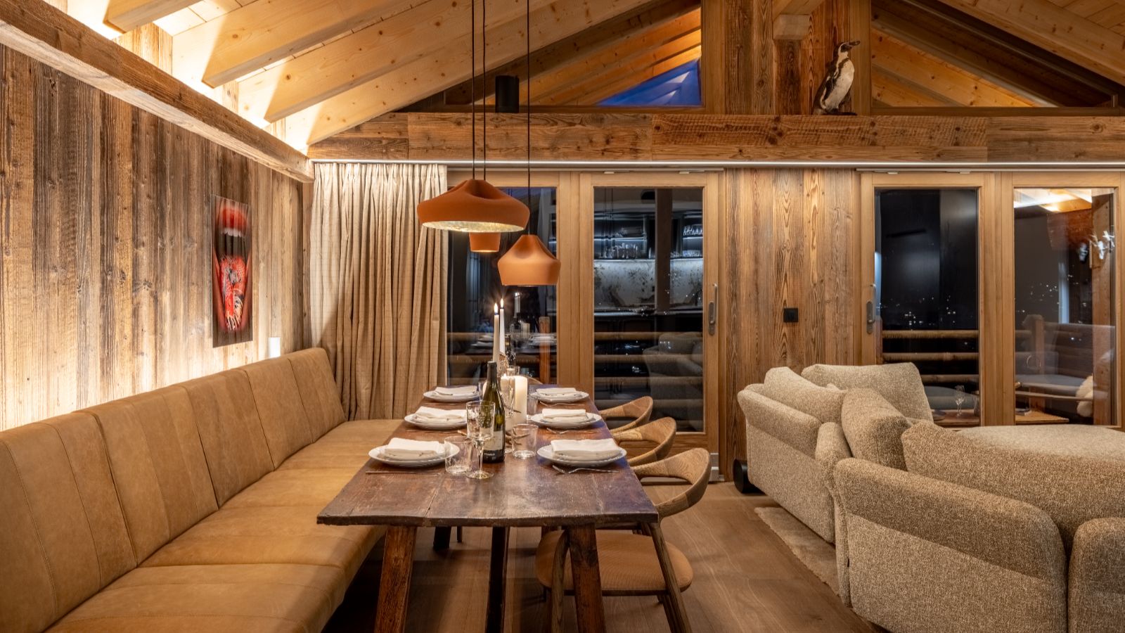 Luxury-Ski-Chalet-Verbier-Apartment-Bisous-Bisous-Oxford-Ski-Dining-by-Night.jpg
