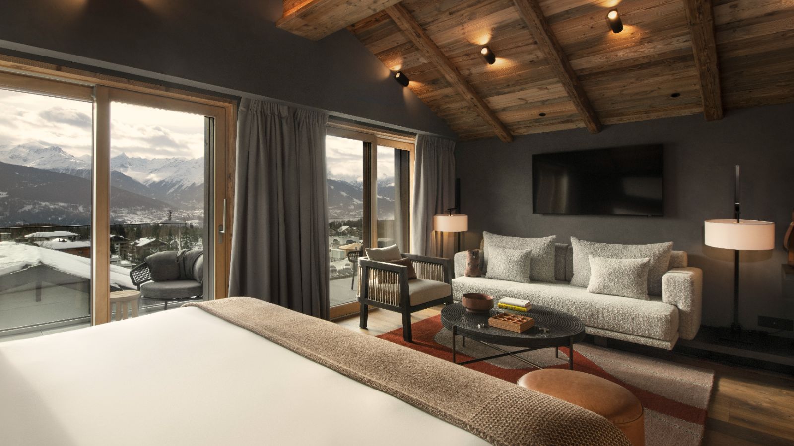 Luxury- Chalet -Six Senses Crans-Montana 4 Bed Chalet  Bedroom.jpg