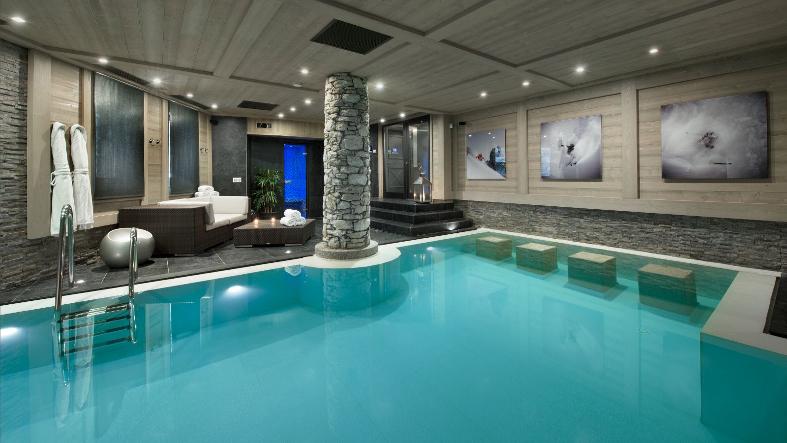 Luxury-Ski-Chalet -Val d′Isere-Black Pearl - Oxford Ski Company- Pool.jpg