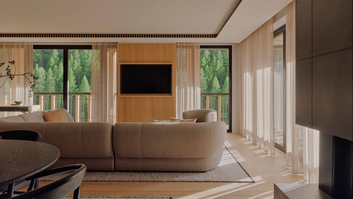 Aman Rosa Alpina, Italy - Accommodation, Aman Suite, Room 116, 1095.jpg