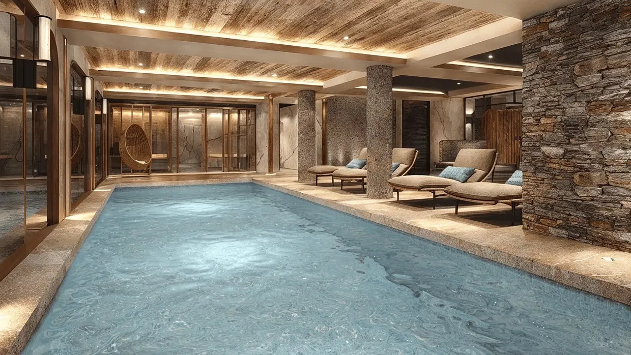 Luxury-Ski-Chalet-Meribel-Apartment 101-OSC-Pool.jpg